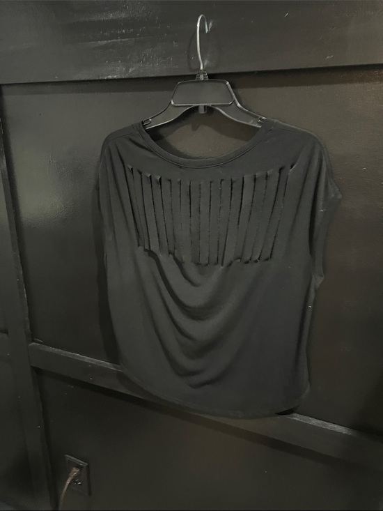 Graham & Spencer Tops - Graham & Spencer | Black Short Sleeve Top | Size Small Petite